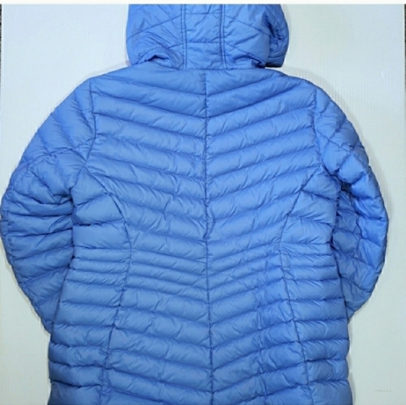 Lands' End Wanderweight Packable Down Coat Hooded Puffer Jacket - Picture 4 of 6